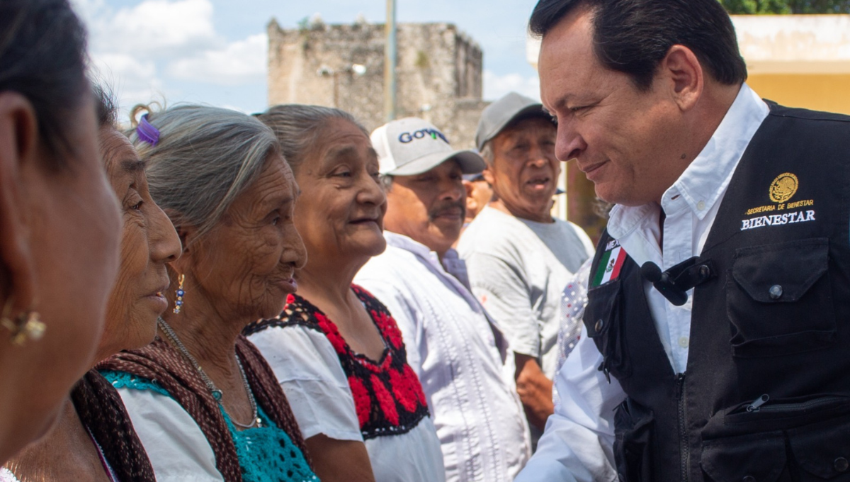 Díaz Mena invitó a los abuelitos a estar pendiente de las próximas entregas