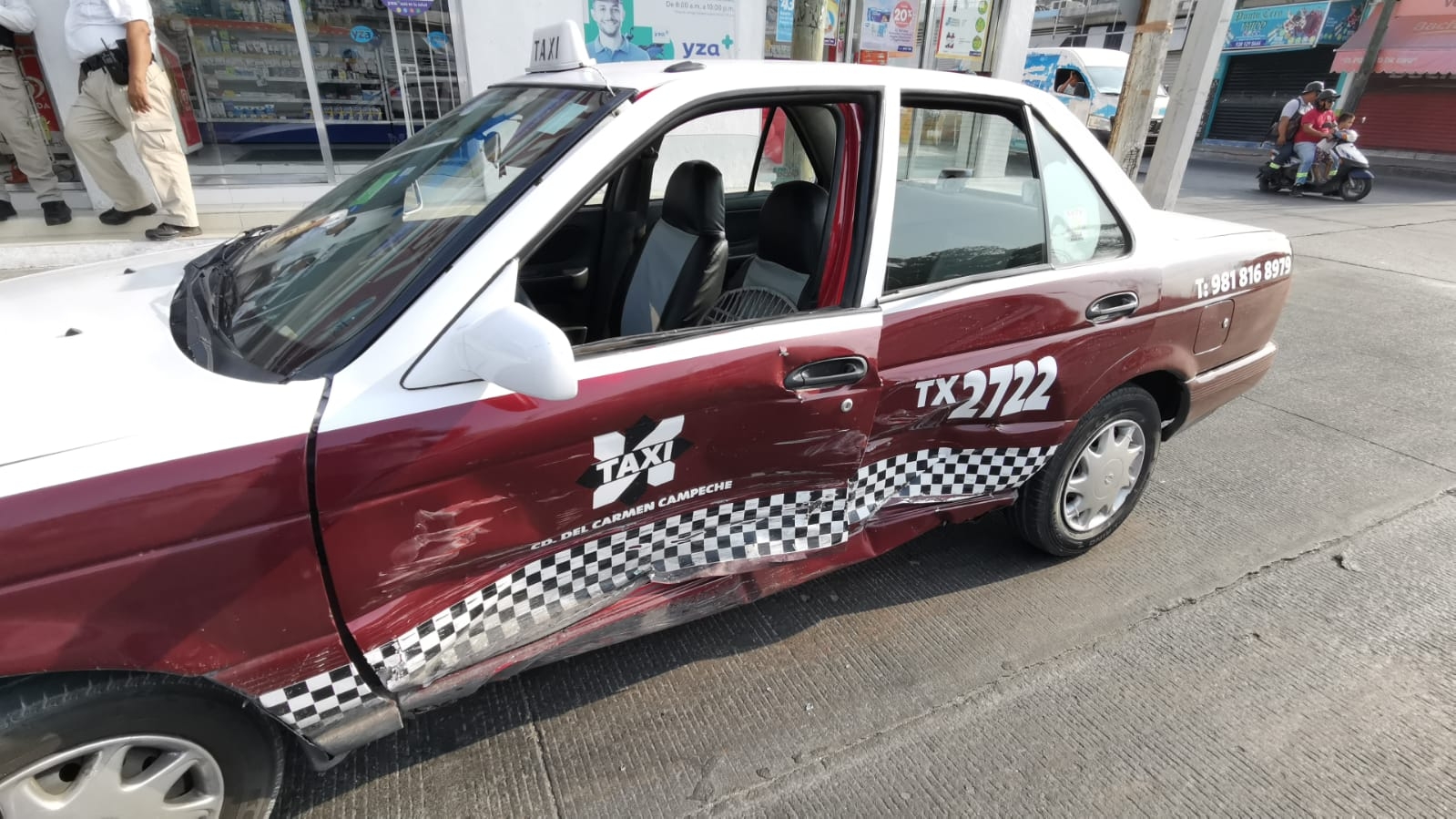 No se registraron personas heridas en el accidente