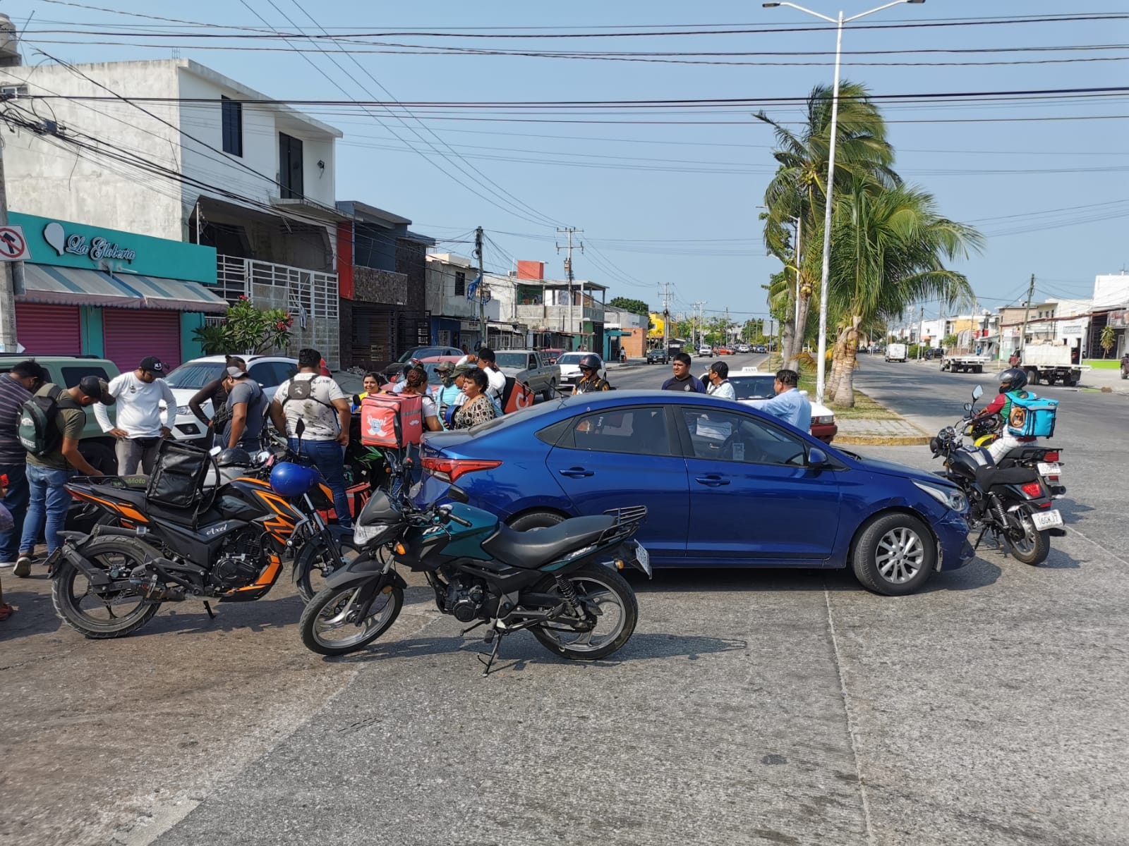 El accidente ocurrió en la colonia Volcanes
