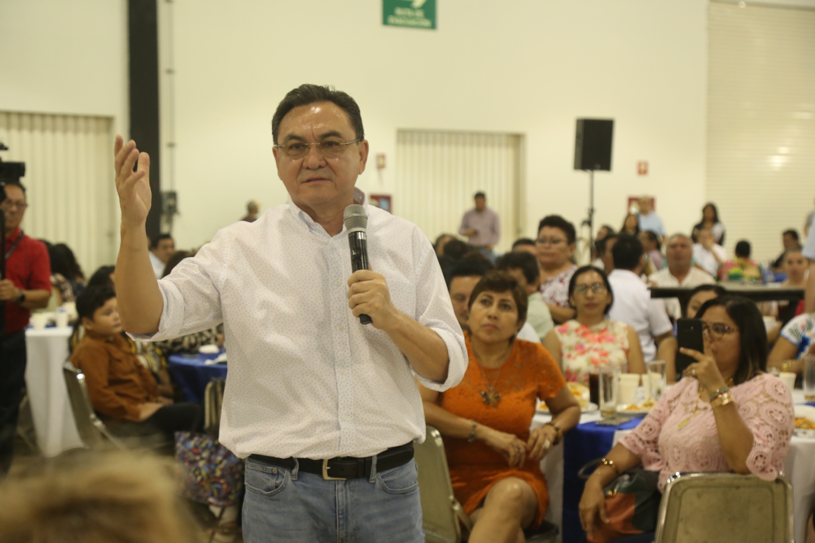 Liborio Vidal refrendó su compromiso con los agremiados