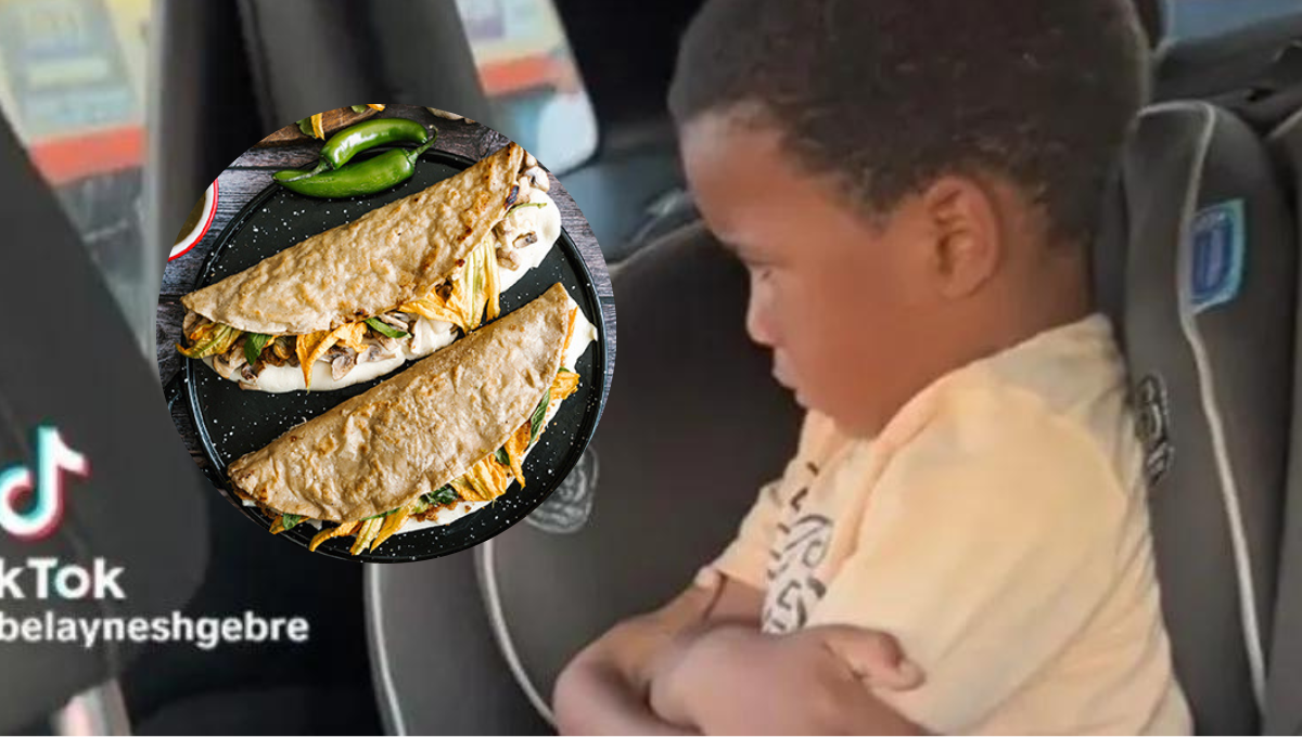 El amor a las quesadillas es tan grande que este niño quiere ser mexicano solo para comerlas El amor a las quesadillas es tan grande que este niño quiere ser mexicano solo para comerlas