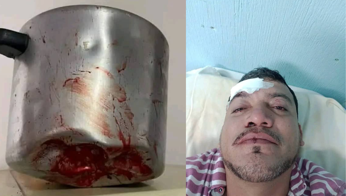 Tanto fue su coraje, que no lo dudó y le aventó la olla. Foto: Especial Tanto fue su coraje, que no lo dudó y le aventó la olla. Foto: Especial