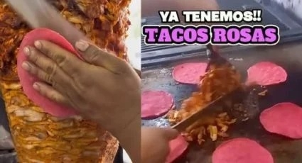 Tacos al pastor con temática de Barbie