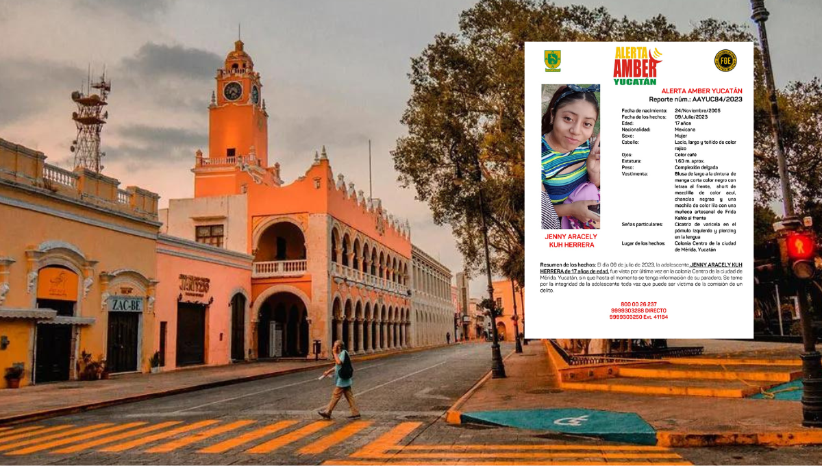 Es la tercera joven desaparecida en menos de una semana en Yucatán
