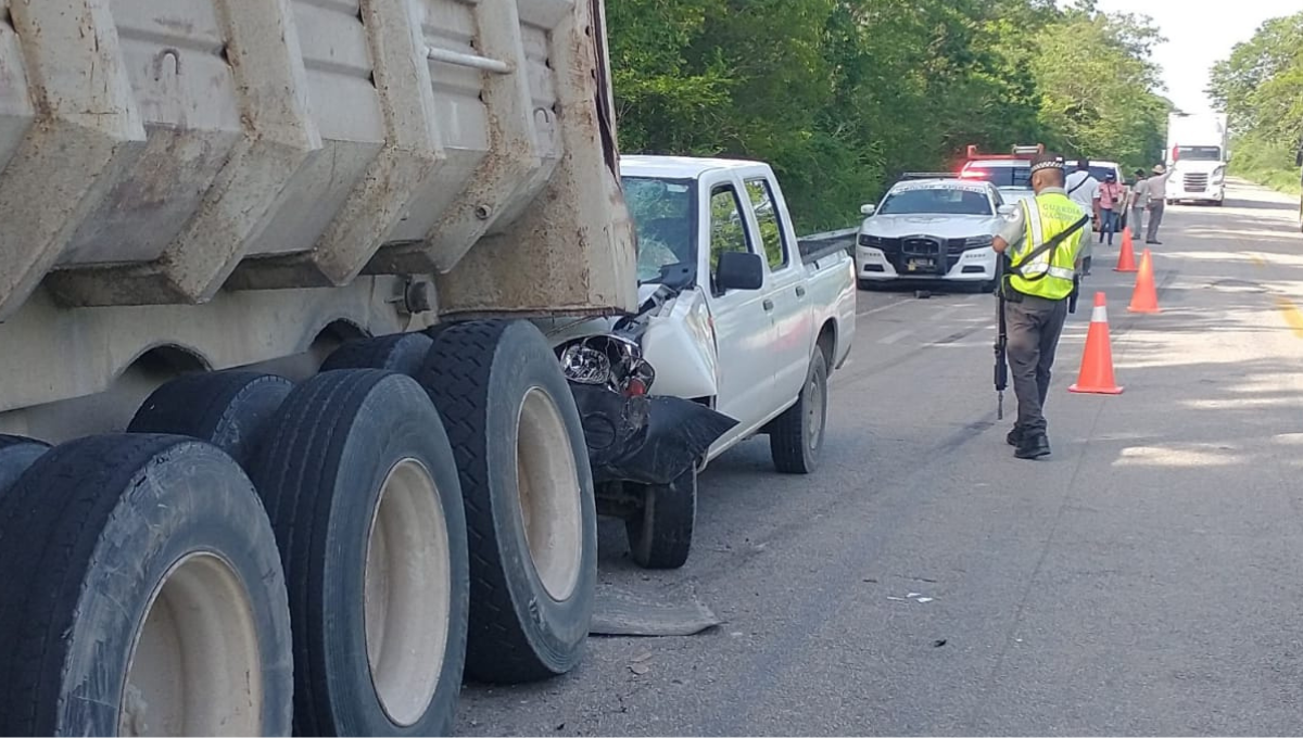 El chofer de la camioneta se dio a la fuga