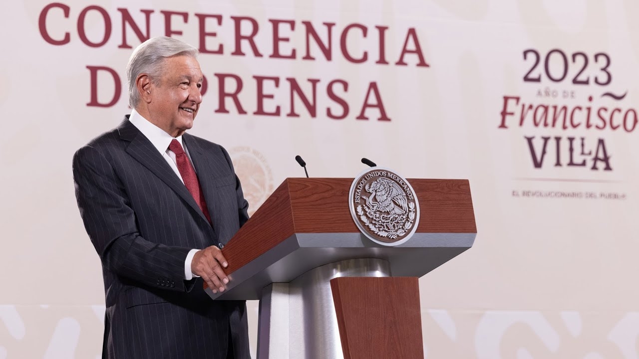 Presidente AMLO en conferencia de prensa