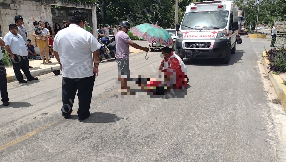 Los hechos se registraron en la avenida Constituyentes por la calle 53 de la colonia Constituyentes Los hechos se registraron en la avenida Constituyentes por la calle 53 de la colonia Constituyentes