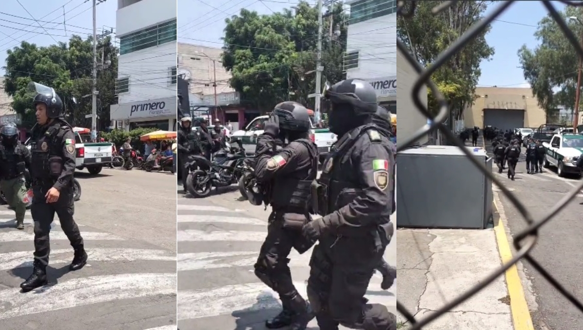 Decenas de antimotines llegaron al Reclusorio Oriente Decenas de antimotines llegaron al Reclusorio Oriente