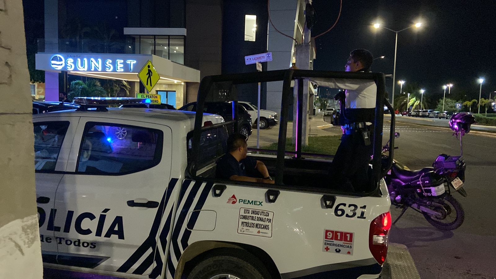 Sólo se registraron daños materiales en el choque Sólo se registraron daños materiales en el choque