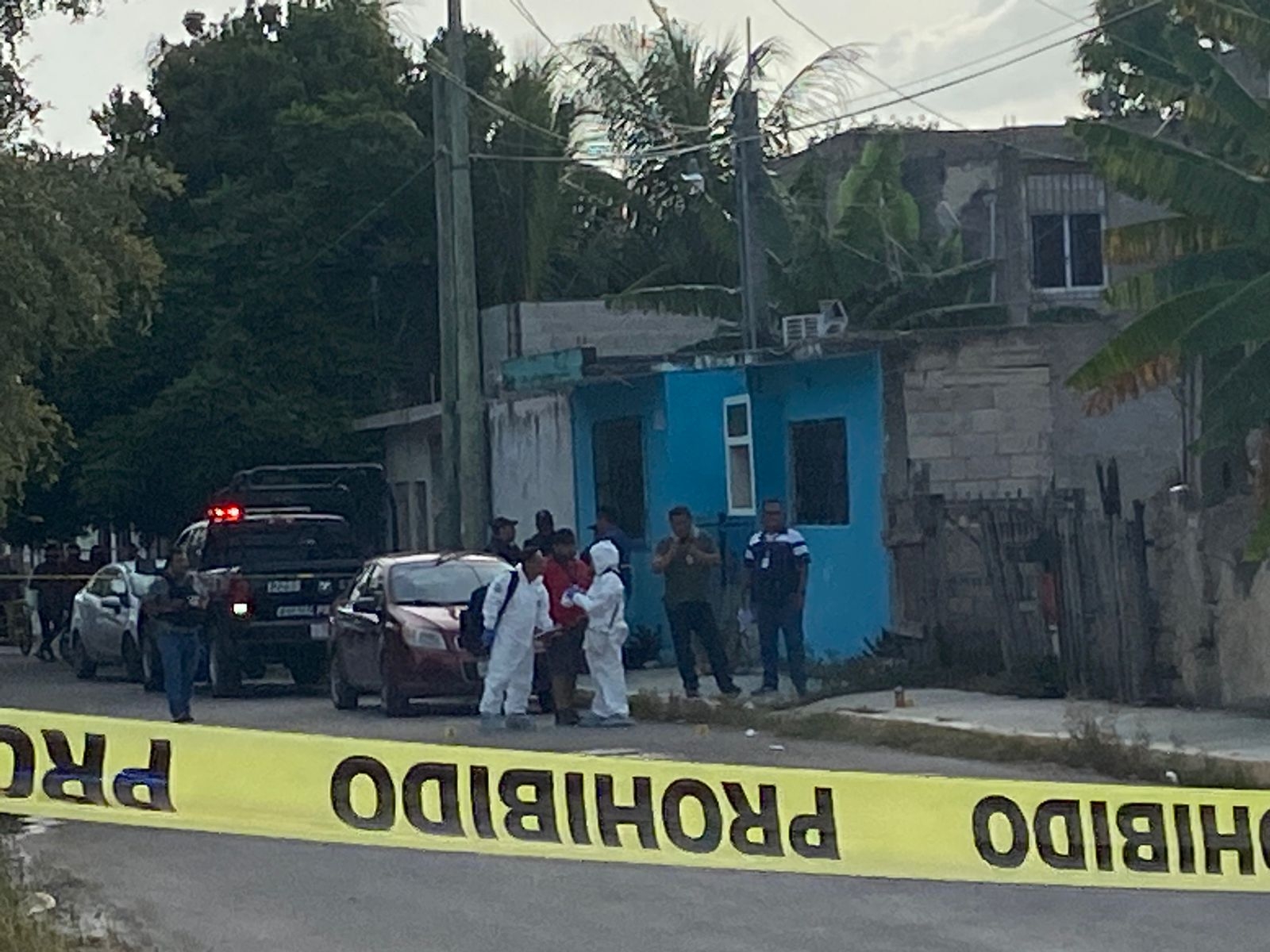 La zona fuer acordonada por policías para comenzar las investigaciones La zona fuer acordonada por policías para comenzar las investigaciones