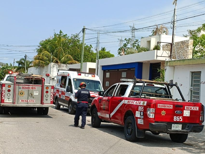 El hombre fue atendido por paramédicos de la SSP El hombre fue atendido por paramédicos de la SSP