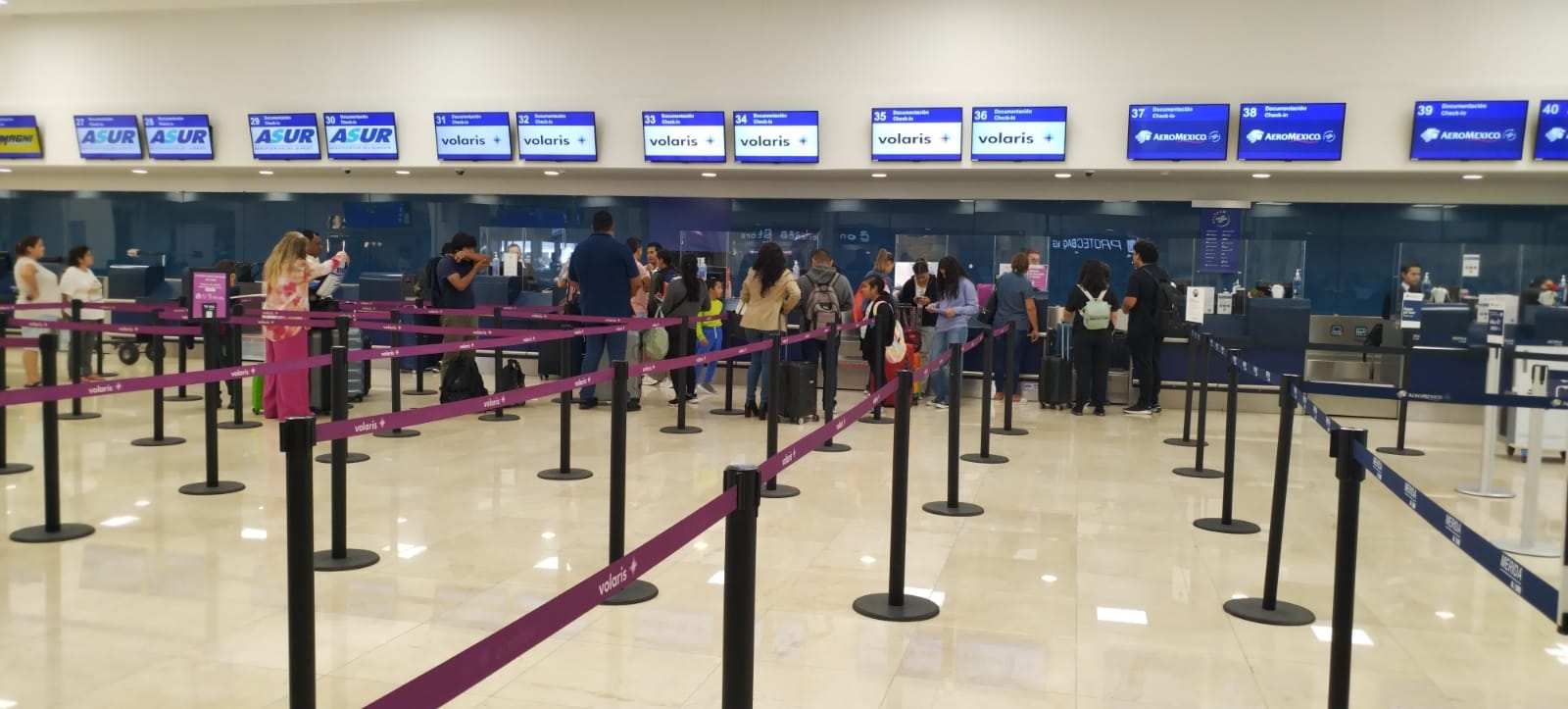 El vuelo de Volaris es el único retrasado este miércoles El vuelo de Volaris es el único retrasado este miércoles