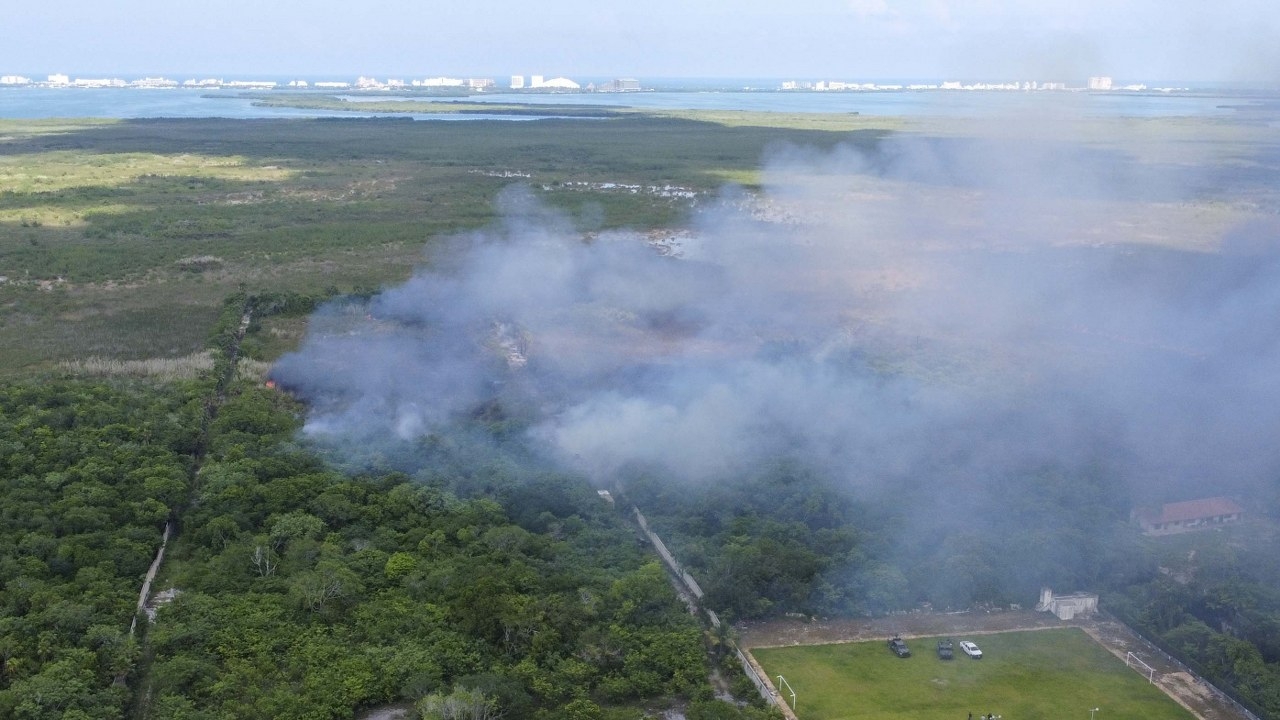 No se conocen las causas que originaron el fuego; las labores para sofocarlo continuarán hoy No se conocen las causas que originaron el fuego; las labores para sofocarlo continuarán hoy