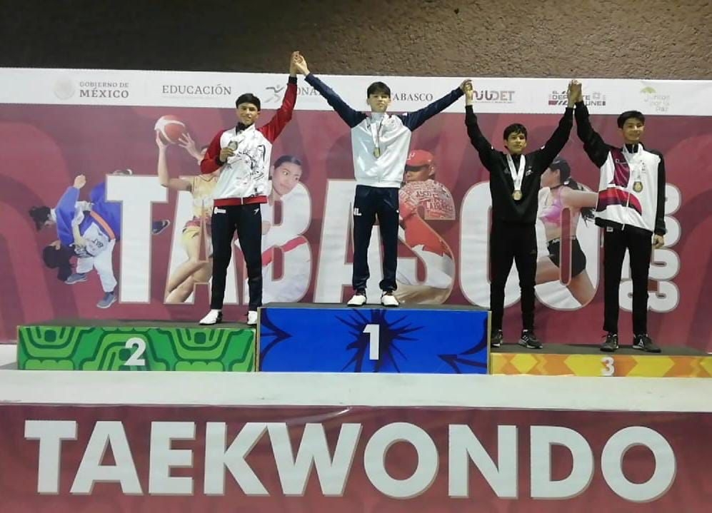 El taekwondoín caribeño sostuvo una pelea bastante intensa y muy pareja frente al representante de Michoacán