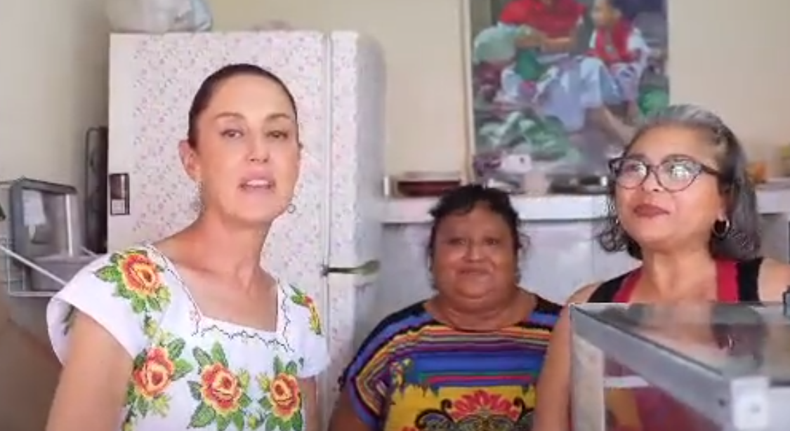 Claudia Sheinbaum estuvo en "La Meridiana Yucateca"
