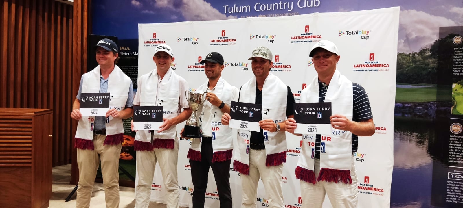 El título de Bupa Tour Championship es ganado por el estadounidense, Chandler Blanchet, evento que concluyó en PGA Riviera Maya residencial Tulum Country Club