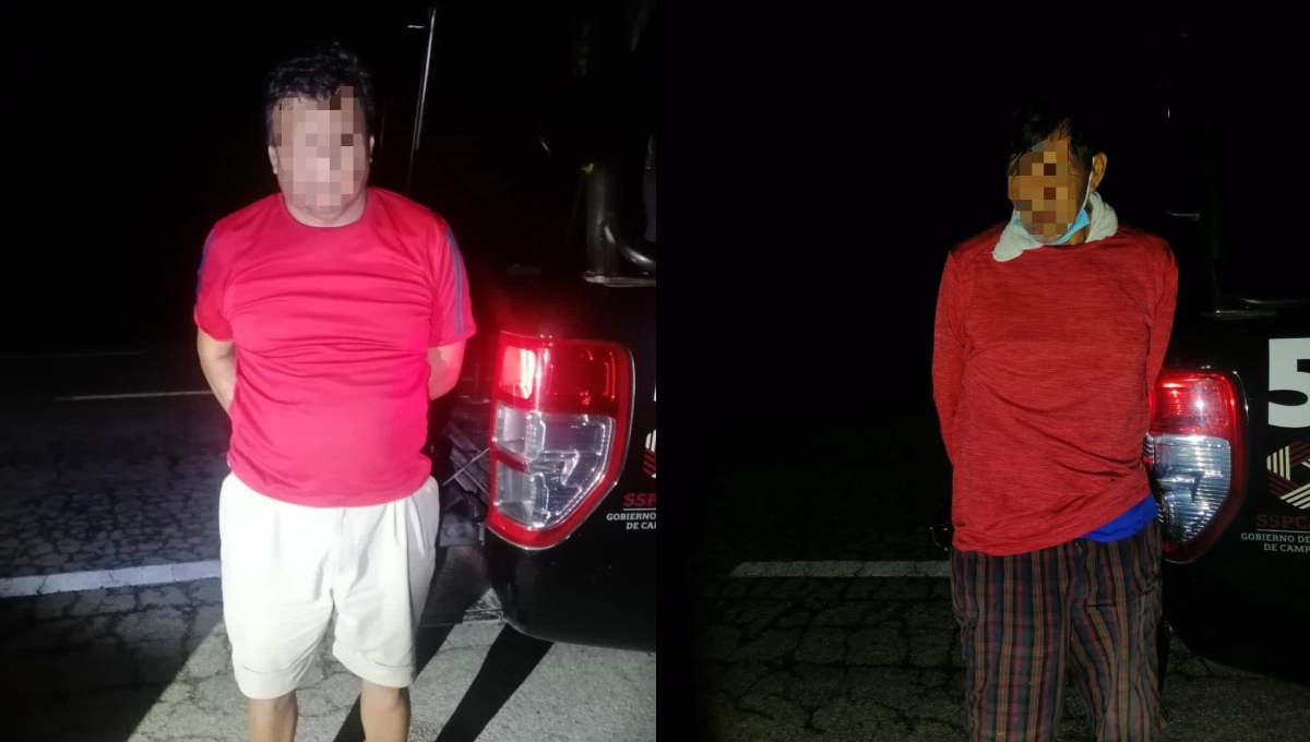 Los dos hombres fueron trasladados a la Fiscalía de Campeche