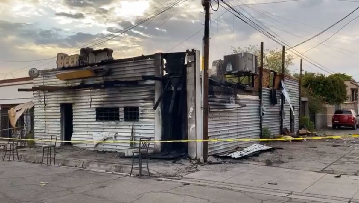 Al parecer fue una bomba molotov la que causó el incendio en el bar