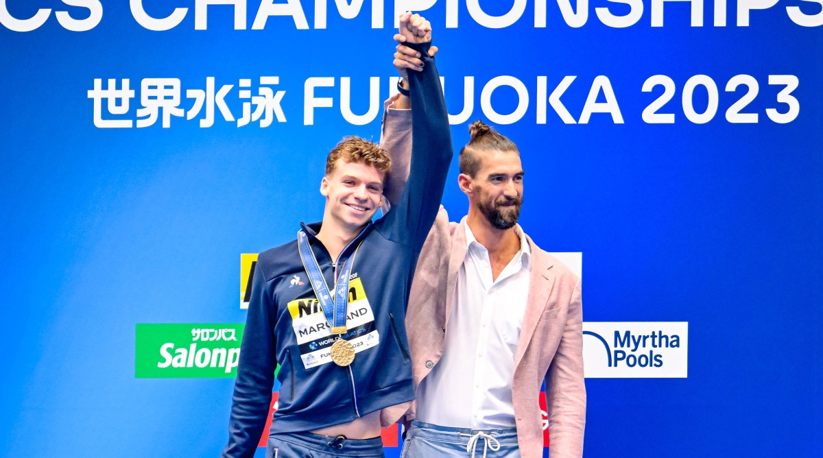 Leon Marchand rompió el récord que tenía desde hace 15 años Michael Phelps Leon Marchand rompió el récord que tenía desde hace 15 años Michael Phelps