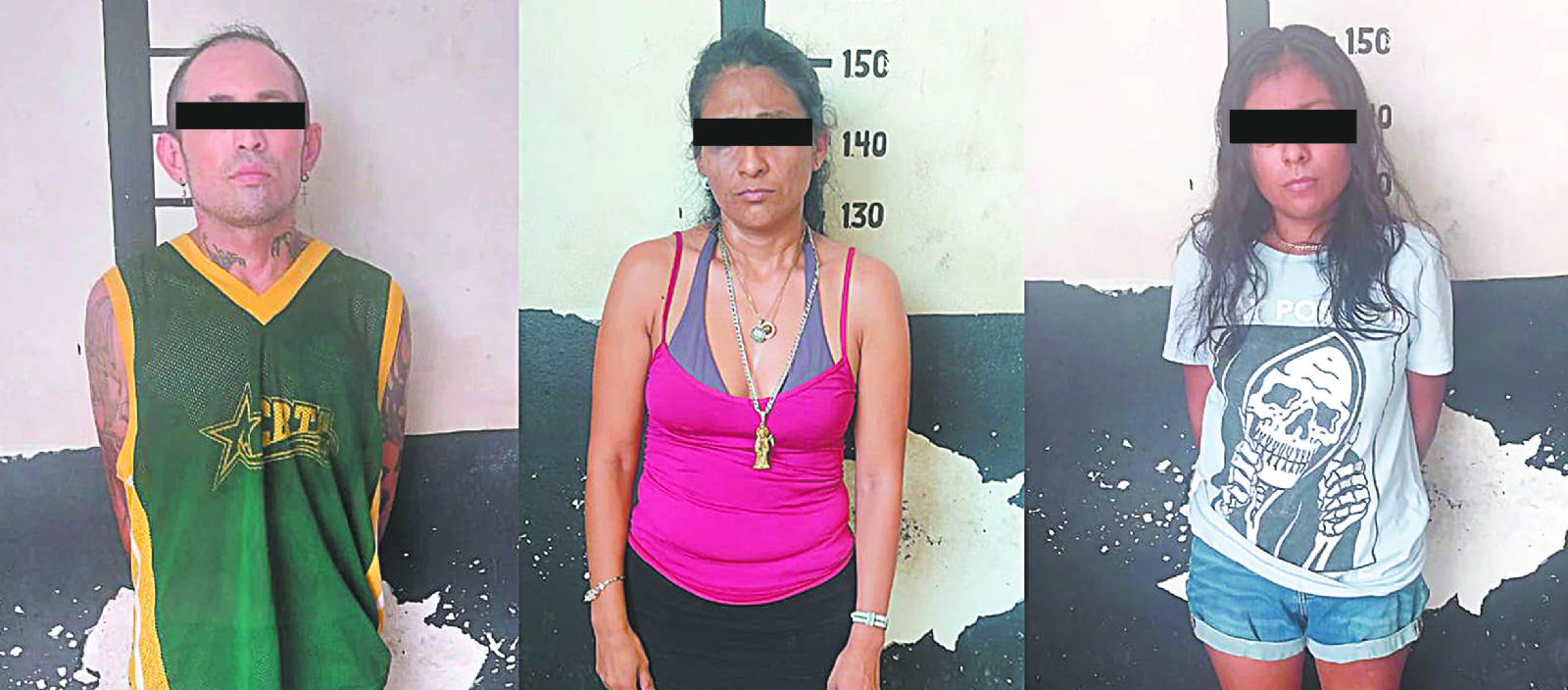 Agentes de Tizimín interceptan a un hombre y dos mujeres, donde al revisarlos les encuentran cristal