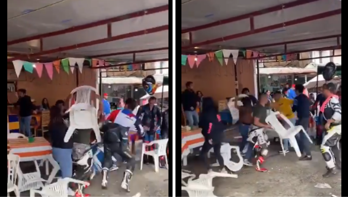 La pelea llegó hasta la cocina donde causó destrozos La pelea llegó hasta la cocina donde causó destrozos
