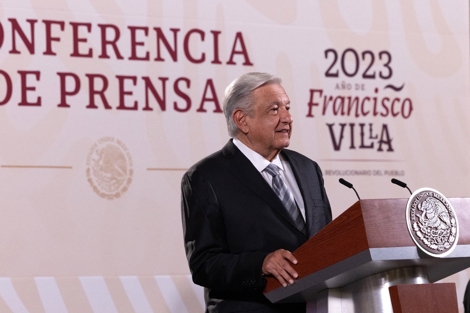 Presidente AMLO en conferencia de prensa