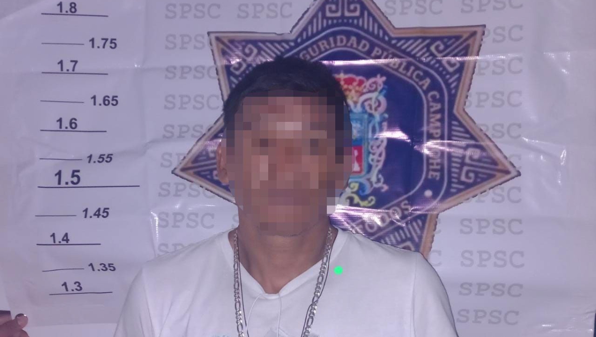 El hombre arrastraba una motocicleta en la avenida Periférica Norte de Ciudad del Carmen