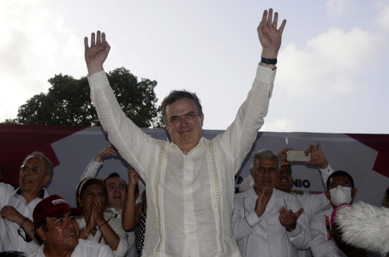 Marcelo Ebrard aseguró que defenderá los resultados de Morena