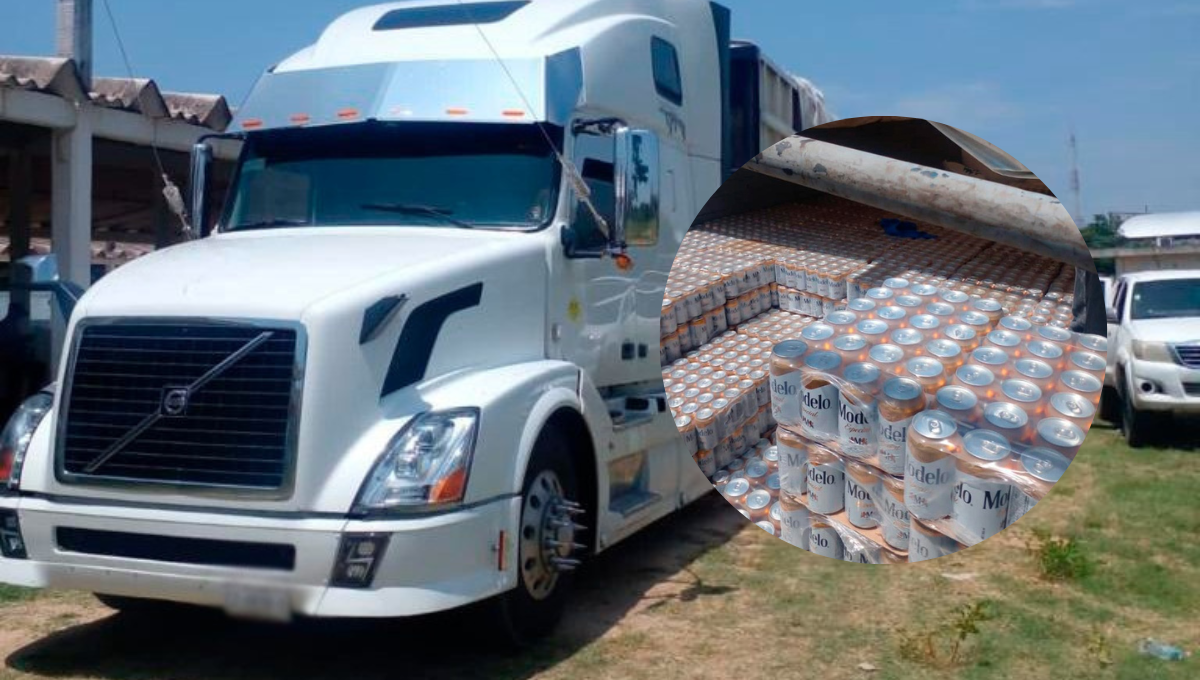 El chofer intentó sobornar a las autoridades para que no inspeccionen el tráiler