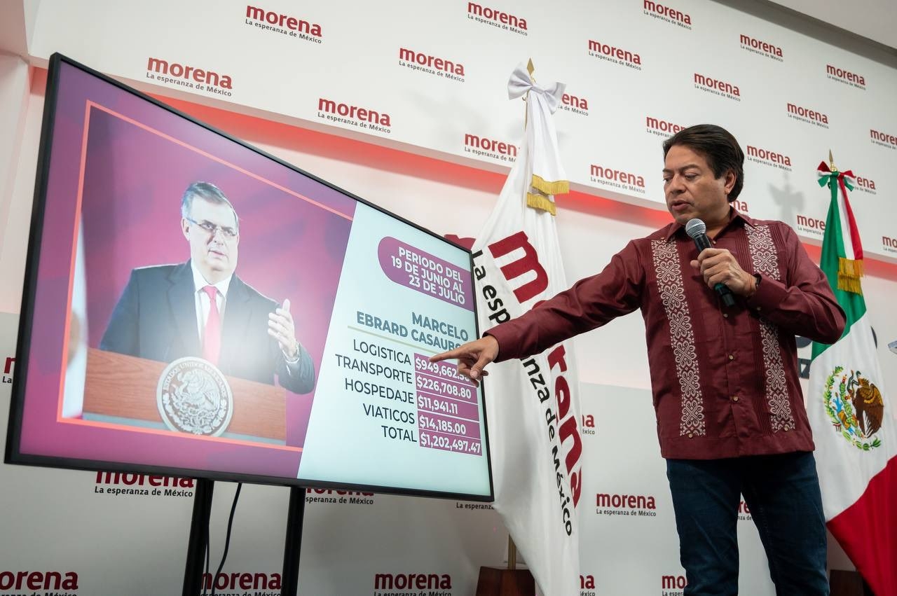 Mario Delgado informó sobre el gasto que las corcholatas hicieron en su visita  a los estados