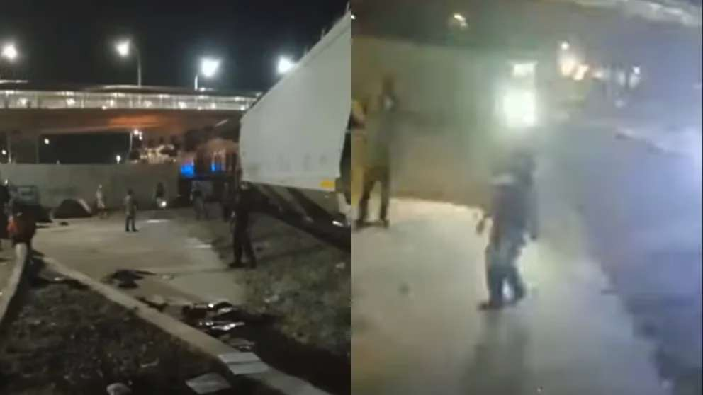 Entre gritos y disparos, Guardia Nacional desaloja a migrantes en Ciudad Juárez