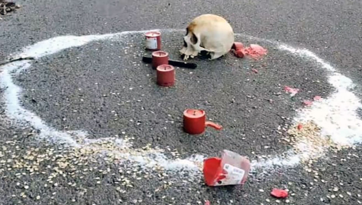 Aparece otro ritual de brujería en Seyé; ahora contra un poblador