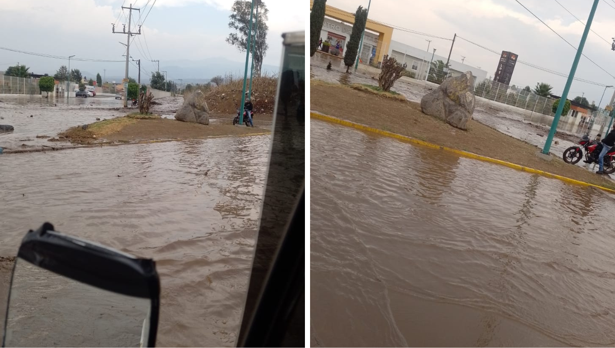 Elementos de Protección Civil ya trabajan para desalojar el agua