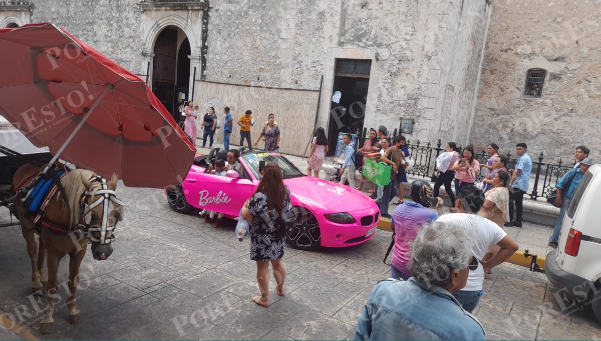 El vistazo fue visto cerca de la Plaza Grande de Mérida