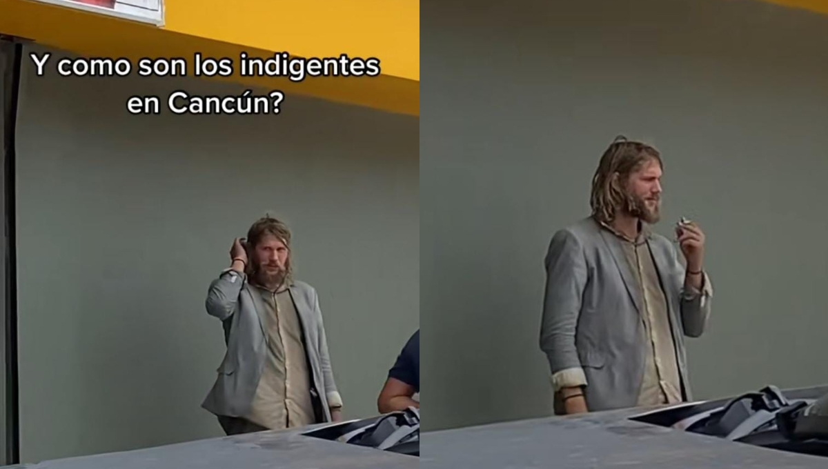 Indigente de Cancún se vuelve viral en redes sociales por ser considerado el 'más guapo'