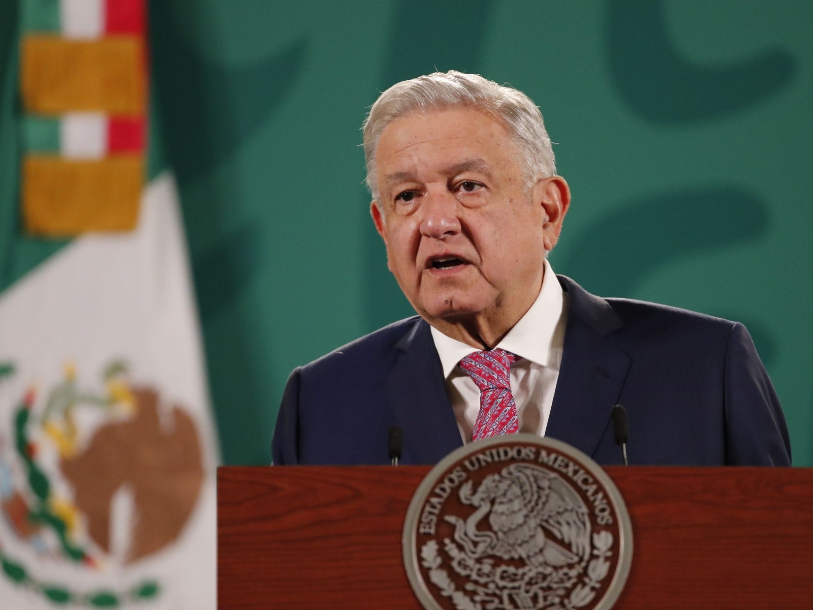 Presidente AMLO en conferencia de prensa