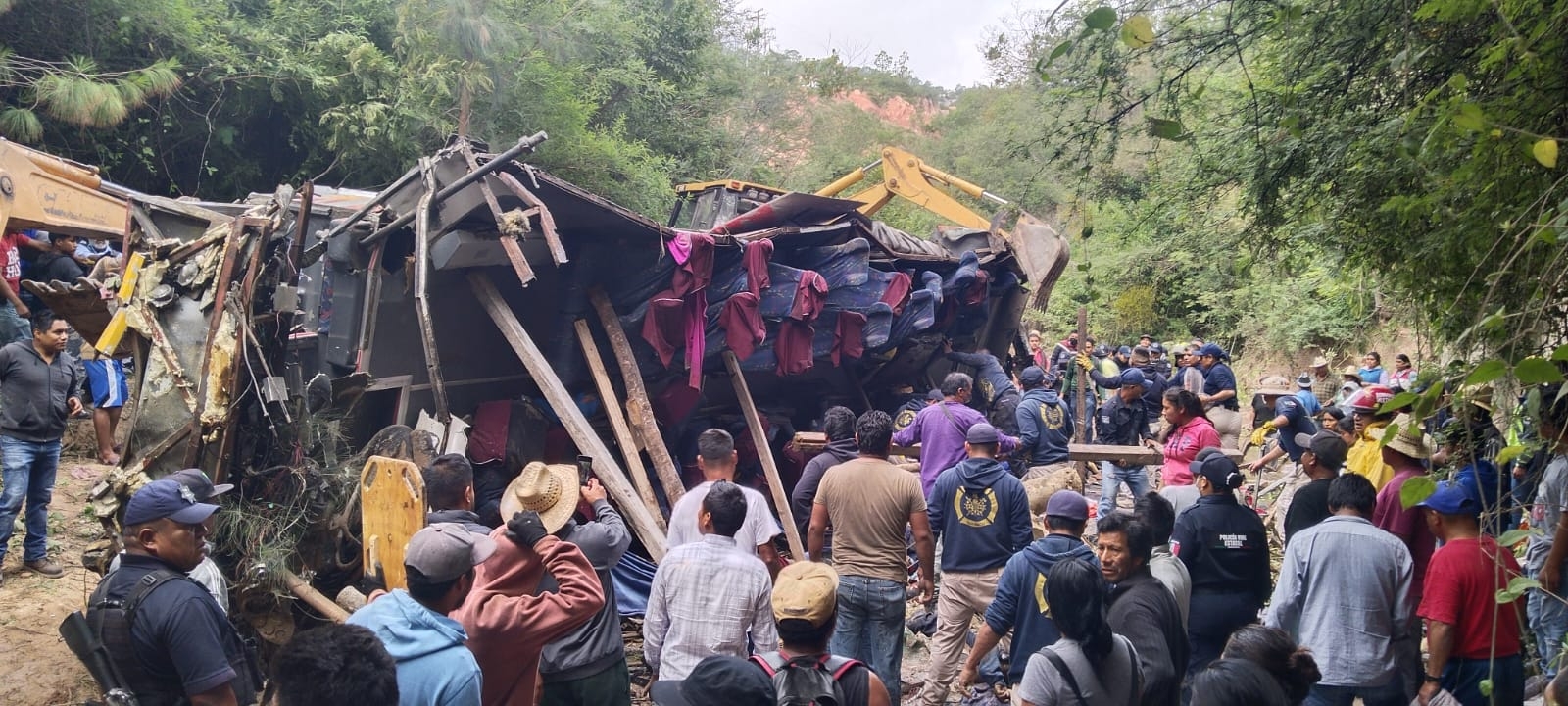 El autobús provenía de la CDMX rumbo a la mixteca de Oaxaca