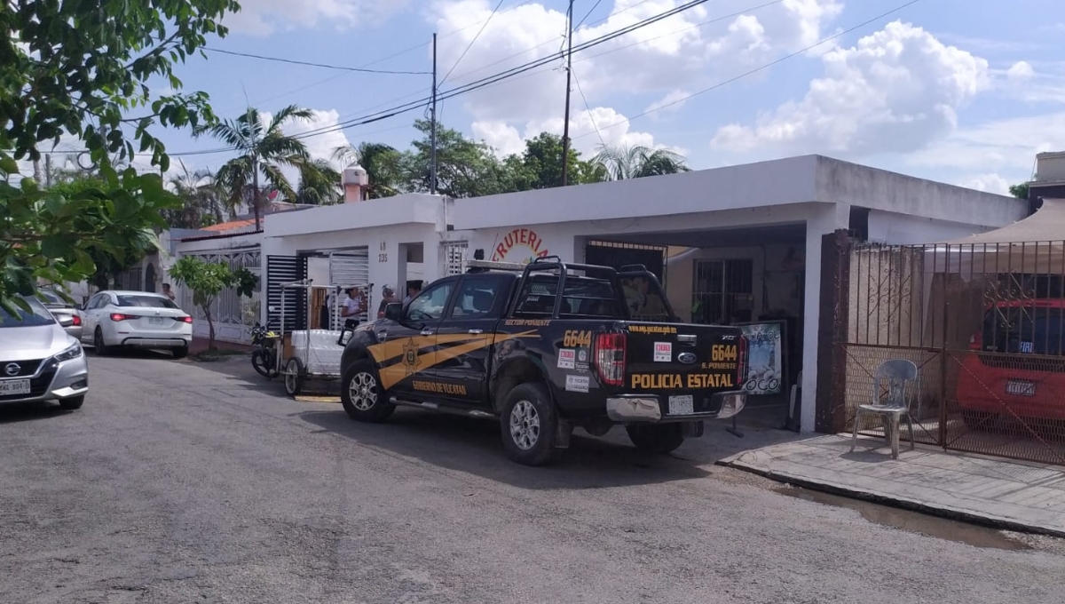 Al lugar llegaron elementos de la SSP y de la FGE Yucatán