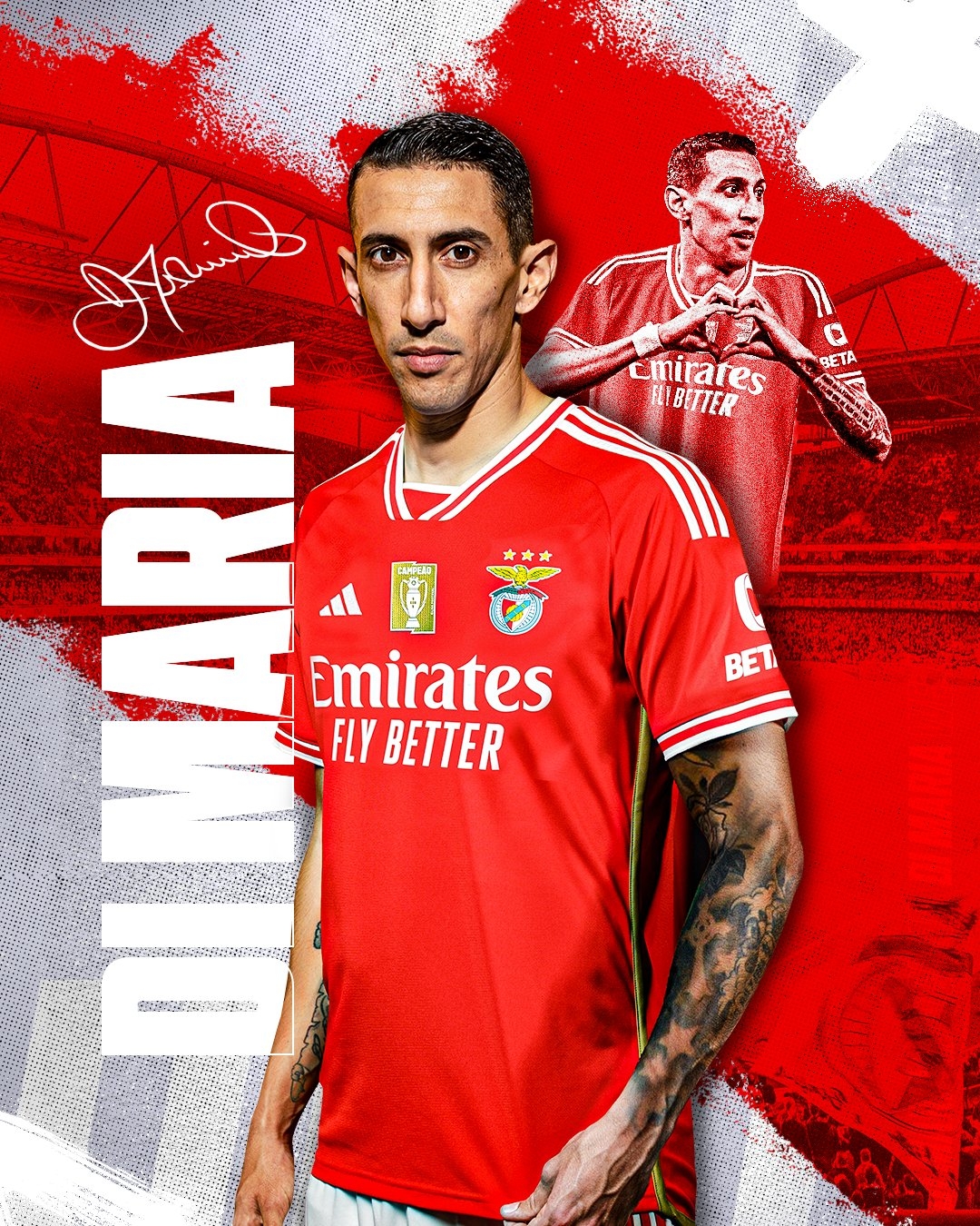 Ángel Di María regresa al Benfica 13 años después Ángel Di María regresa al Benfica 13 años después