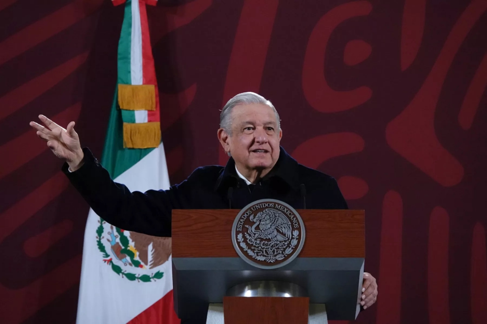 Presidente AMLO en conferencia de prensa