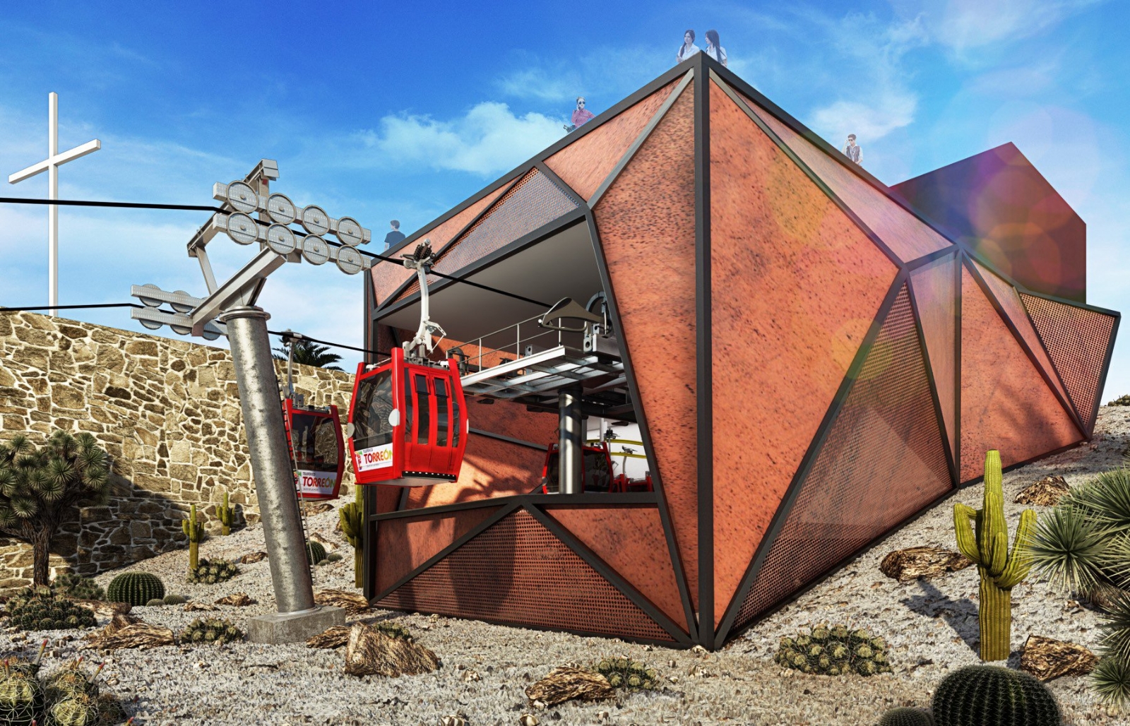 Encargados del teleférico aseguran que la familia subió sin comprar boleto