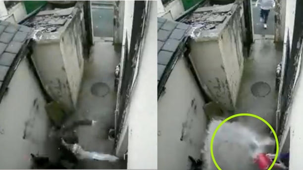 Hombre lanza agua hirviendo a un ladrón Hombre lanza agua hirviendo a un ladrón