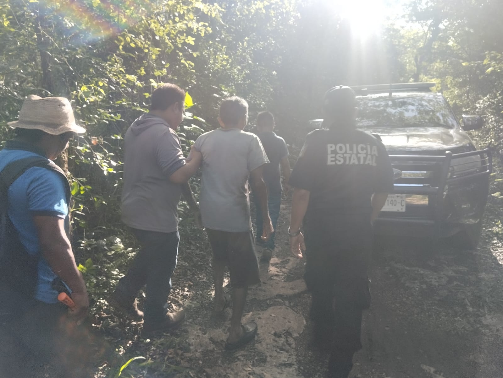 El adulto mayor se perdió después de sus labores en la milpa y no supo cómo regresar a su casa