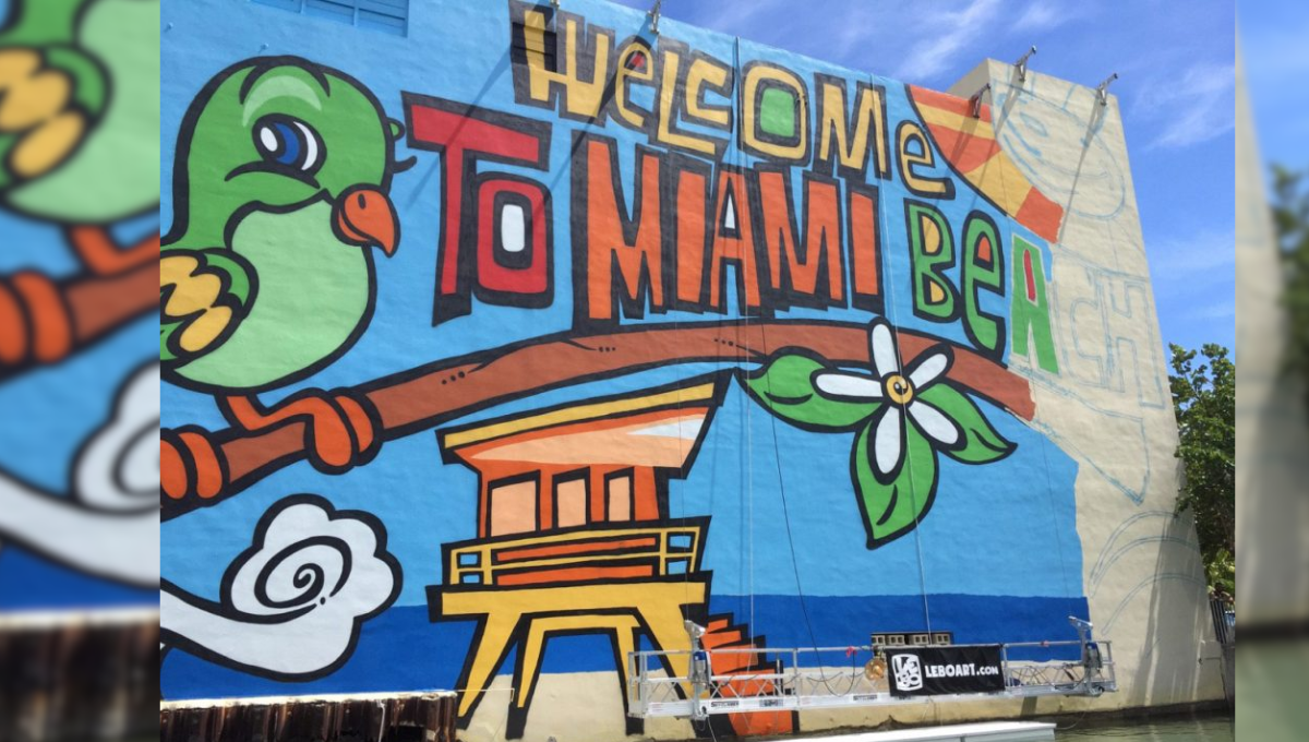 El mural es famoso y da la bienvenida a la ciudad. Foto: Especial El mural es famoso y da la bienvenida a la ciudad. Foto: Especial