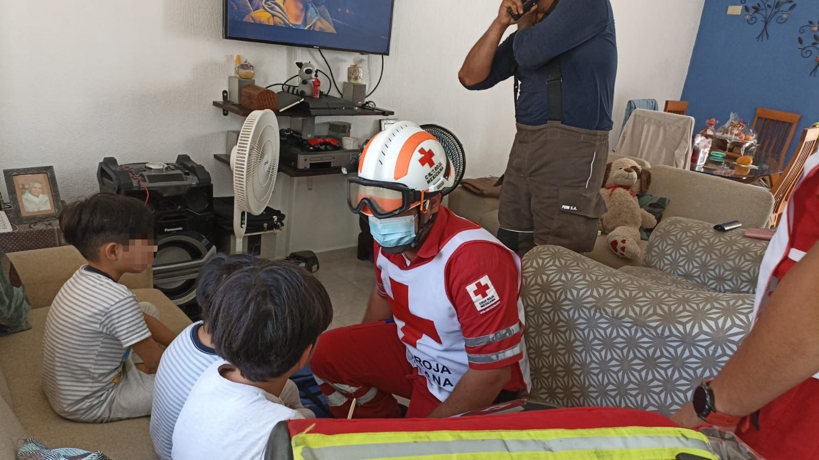 El fuego consumió varias pertenencias de la familia en Cancún