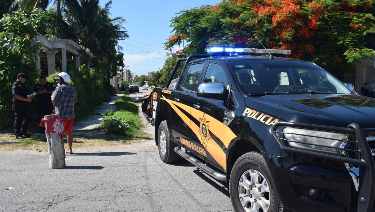 El motociclista resultó con graves golpes en la cabeza