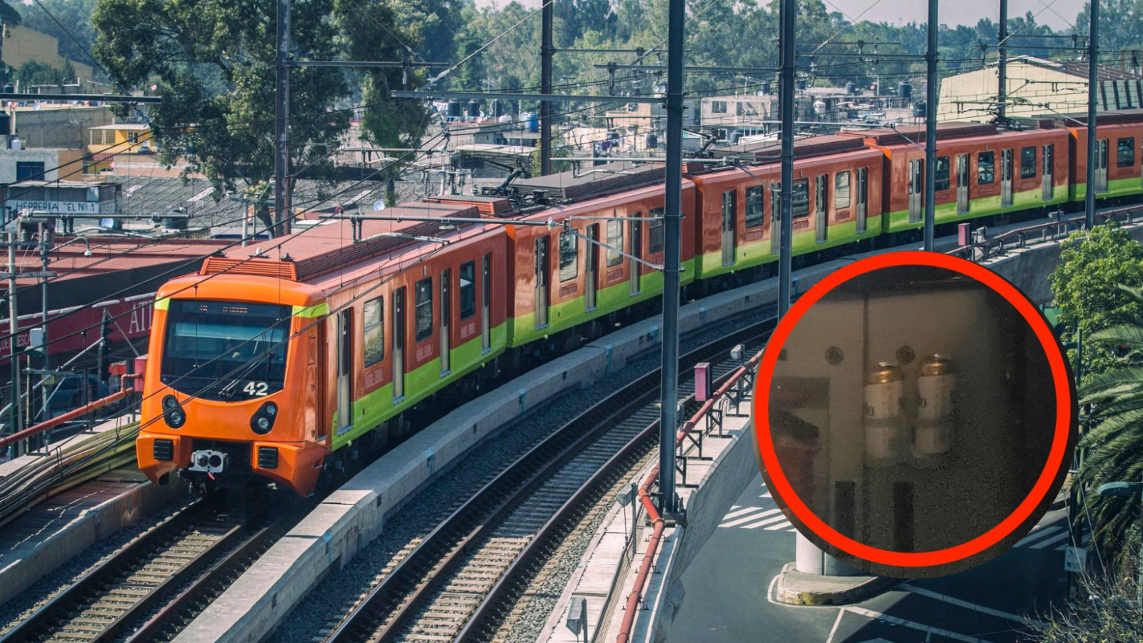 Cachan a conductor de Metro CDMX tomando cerveza