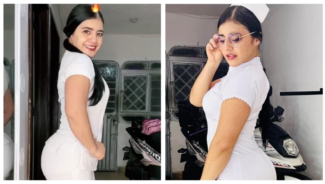 Enfermera colombiana que se hizo popular en TikTok