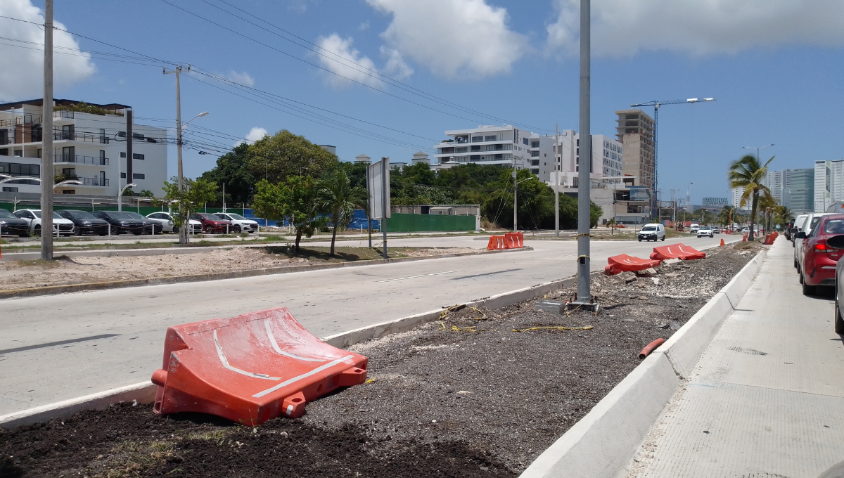 Los trabajos iniciaron desde marzo, aparentemente como continuación de la Colosio Los trabajos iniciaron desde marzo, aparentemente como continuación de la Colosio