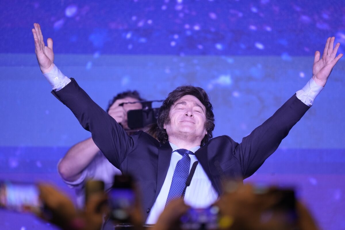 Javier Milei sería el próximo presidente de Argentina